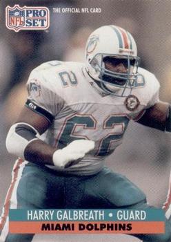 Harry Galbreath Miami Dolphins 1991 Pro set NFL #562